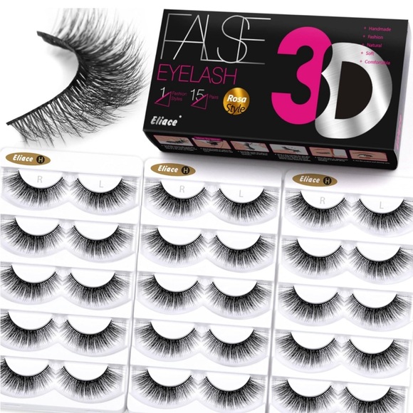 eliace Other - False 3D Eyelashes - 13 pairs